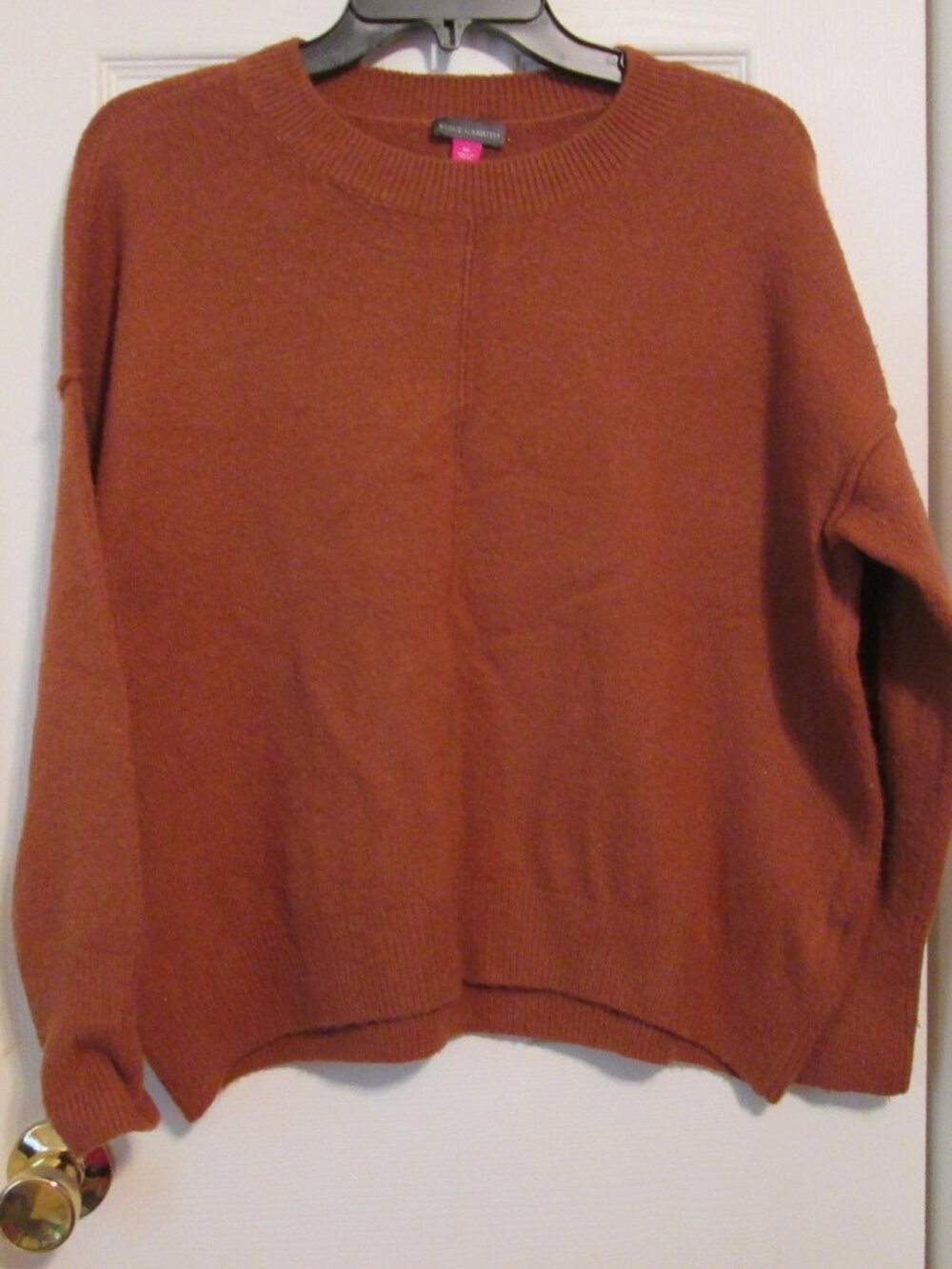 Vince Camuto Women's Ginger Color Pullover Sweater Medium